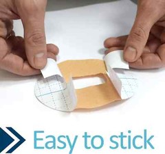 Fixic Patches for G4 G5 Waterproof Adhesive, Oval, Pre Cut Best Fixation Tan 20