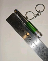 Tactical Survival High Frequency Whistle With LEDFlashlight And Compass Keychain