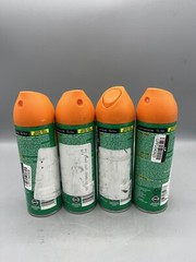 Lot of 4 OFF! Family Care Insect Repellent Spray Smooth & Dry Powder Formula 6oz