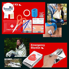Survival Kits, Survival Gear and Equipment 116-In-1, Emergency Kit with First Ai