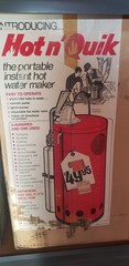 1974 VINTAGE HOT N QUIK PROPANE INSTANT HOT WATER HEATER NEW J C PENNY 70s ERA