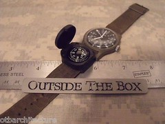 Compass: WristTurtle Watchband Covered Hinged Shell, Fits 7/8″ wide, Sun Company