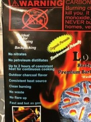 LOKKII BBQ BRIQUETTES READY TO LITE 24- 2PK CASE GREAT FOR CAMPFIRES OR GRILLS