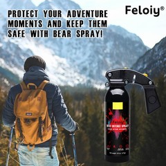Bear Spray Combo, Max Strength OC Spray 16oz 35ft