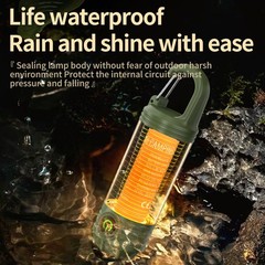 Mini Hook Flashlight Multi-Source Portable Camping Light for Outdoor Use