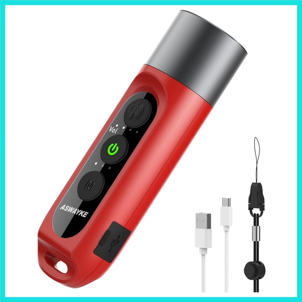 Electronic Whistle Highest Maximum Sound 125db Battery 1000mAh Blue for Coach…