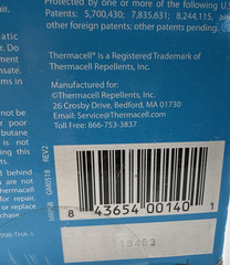 NEW THERMACELL Patio Shield Mosquito Protection GLACIAL BLUE 15′ X 15′ ZONE