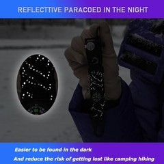Paracordland-750LB Reflective Rope-100ft//1000ft- 9 500ft Reflective green