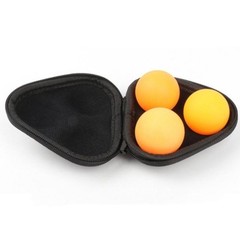 Table Tennis Box Storage Case 3 Pingpong Storage Box PU Leather Table Tennis Box