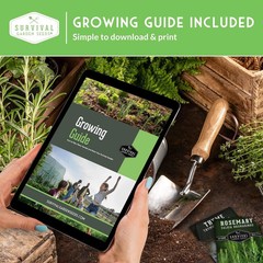 Survival Garden Seeds Home Garden Vegetable Seed 30 Variety Pack | Heirloom Fami