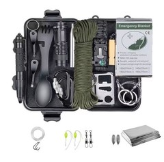 Professional Emergency Survival Kit Gear Camping Multifunction Tactical Defence