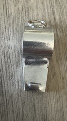 Vintage Wilson Whistle Made In The USA Coach Referee Style with Key Ring