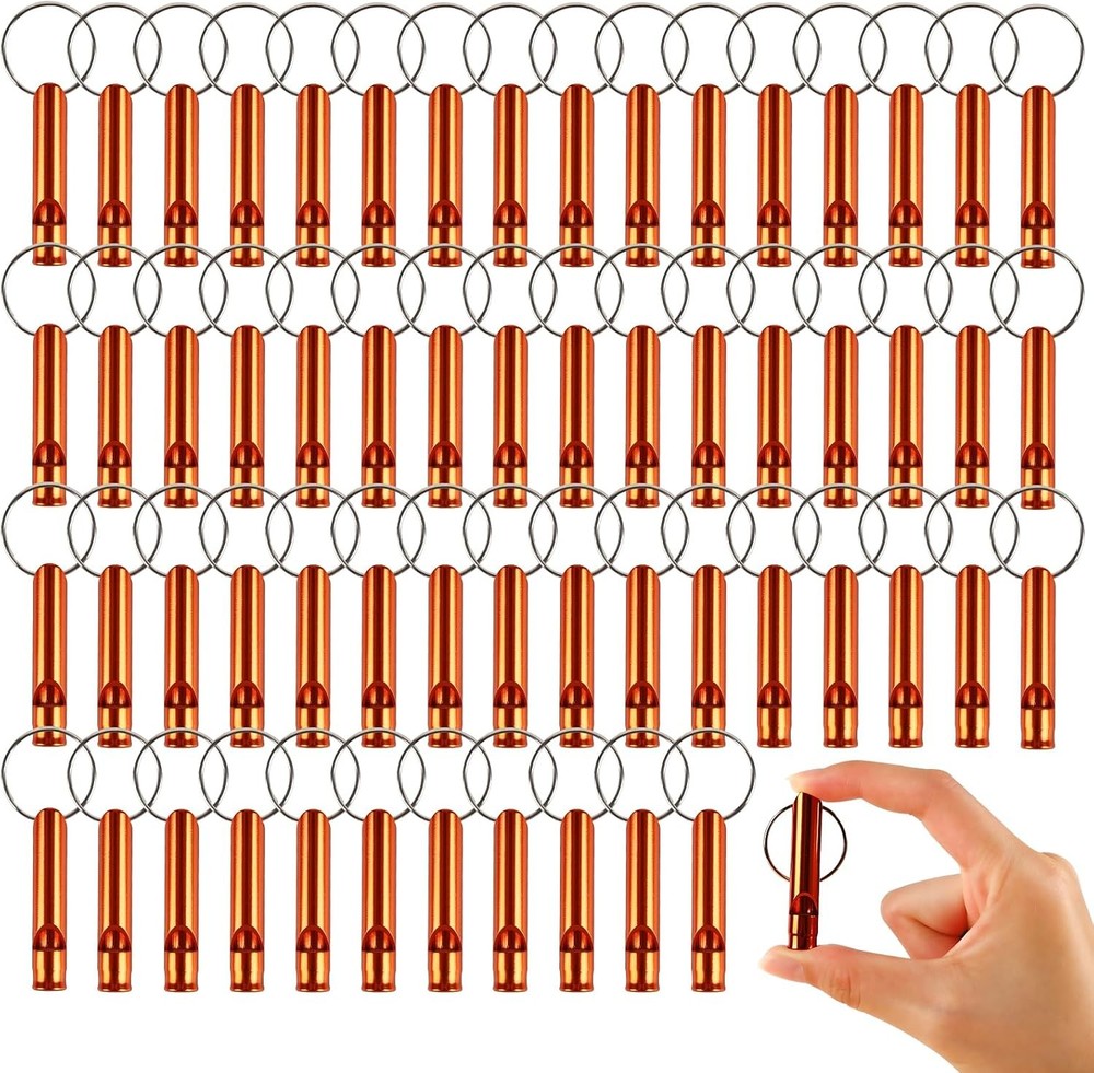 200 Pcs Emergency Whistles W/ Keychains Bulk Whistles Emergency Whistle Bulk