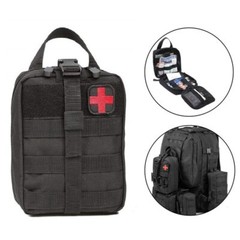 Tactical First Aid Kit Medical Molle Rip Away EMT IFAK Survival Pouch Bag