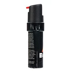 2 Pack Burn Pepper Spray for Self Defense with Security Clip – 0.84 fl oz Black