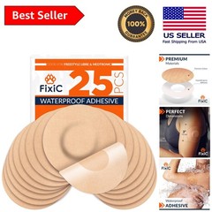 25 Hypoallergenic Adhesive Patches for Libre & Guardian Sensors – Long-Lasting