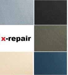 15 Aufkleber repair patch selbstklebend schwarz Nylon outdoor