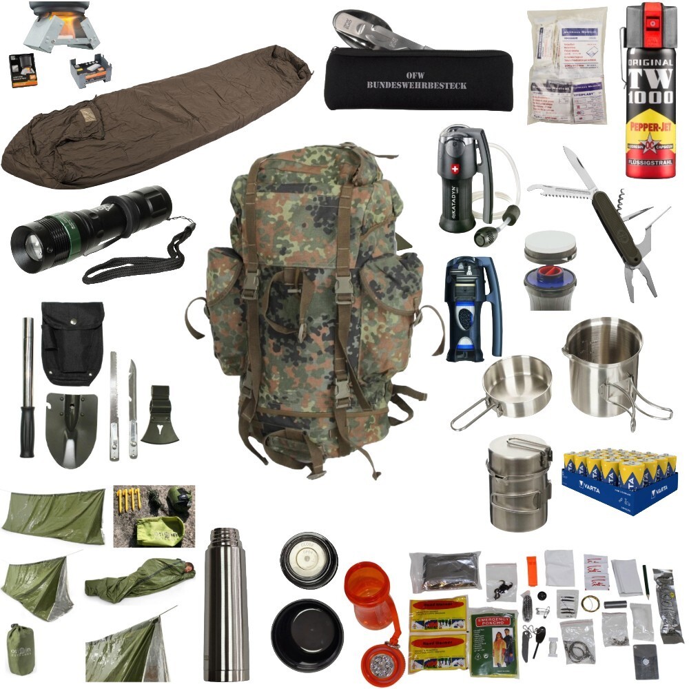 Survival backpack emergency backpack escape backpack original Bundeswehr backpack