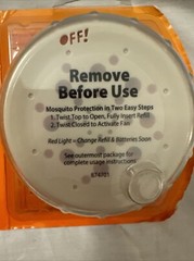 OFF Clip On Mosquito Repellent Fan and 1 Refill, Discontinued Style