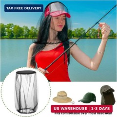 Sintege 12 Pcs Mosquito Head Net Mesh for Hiking & Outdoors, Bug Face Netting Ov