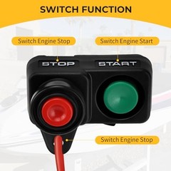 Safety Tether Lanyard Kill Stop Swtich Upgrade for Kawasaki JS300 JS440 JS550