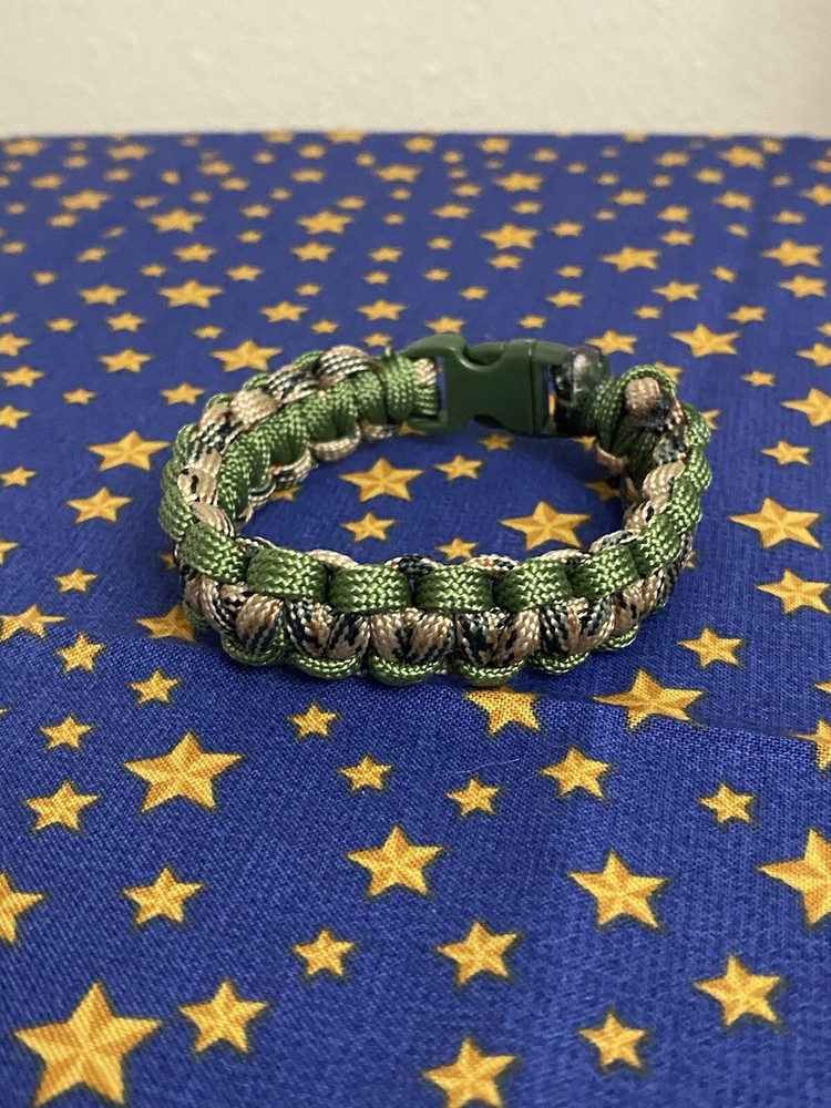 Camouflage Paracord Bracelet – Handmade