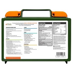 Outdoor First Aid Kit 265 Piece Camping Hiking Travel Emergency Supplies Case