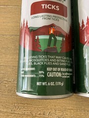 5 Cans OFF Deep Woods Insect Repellent V TICKS 25% Deet Maximum 6 Oz Each NEW