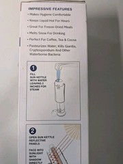 4Patriots Sun Kettle Solar Power Water Heater Boil Water Sun Power Camping New