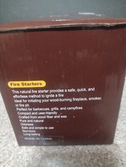 Wood Harmony Hub Fire Starters 100% natural, easy to light, waterproof 50 PCs.