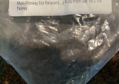 New! Maxi Monkey Fist Paracord 5/8” Inch To 2 1/4”