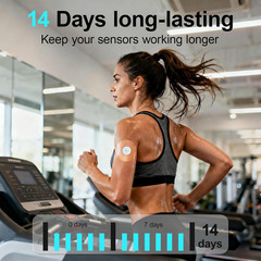55 Pack Freestyle Sensor Covers for Libre 2/3/Plus, Waterproof Adhesive Patches,