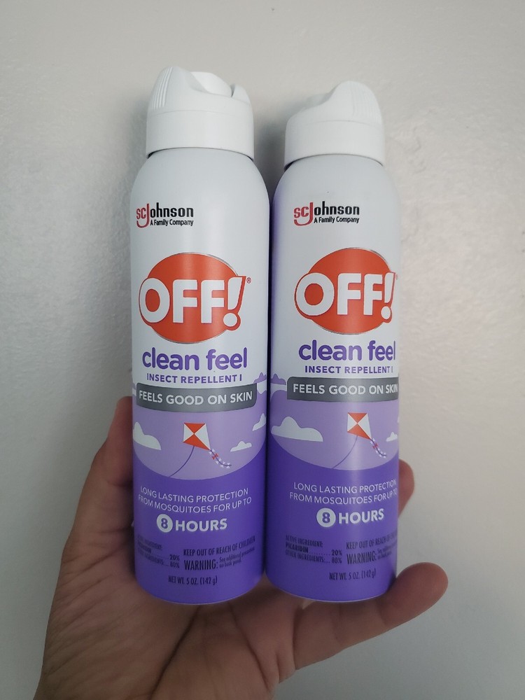 2* Off Clean Feel Insect Repellent Spray 5oz each