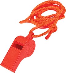 Liberty Mountain LM Plastic Whistle with Lanyard – Safety and Survival Essential
