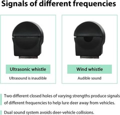 2 PCS Deer Whistles for Car Save Deer Warning Whistle with Waterproof 2pcs