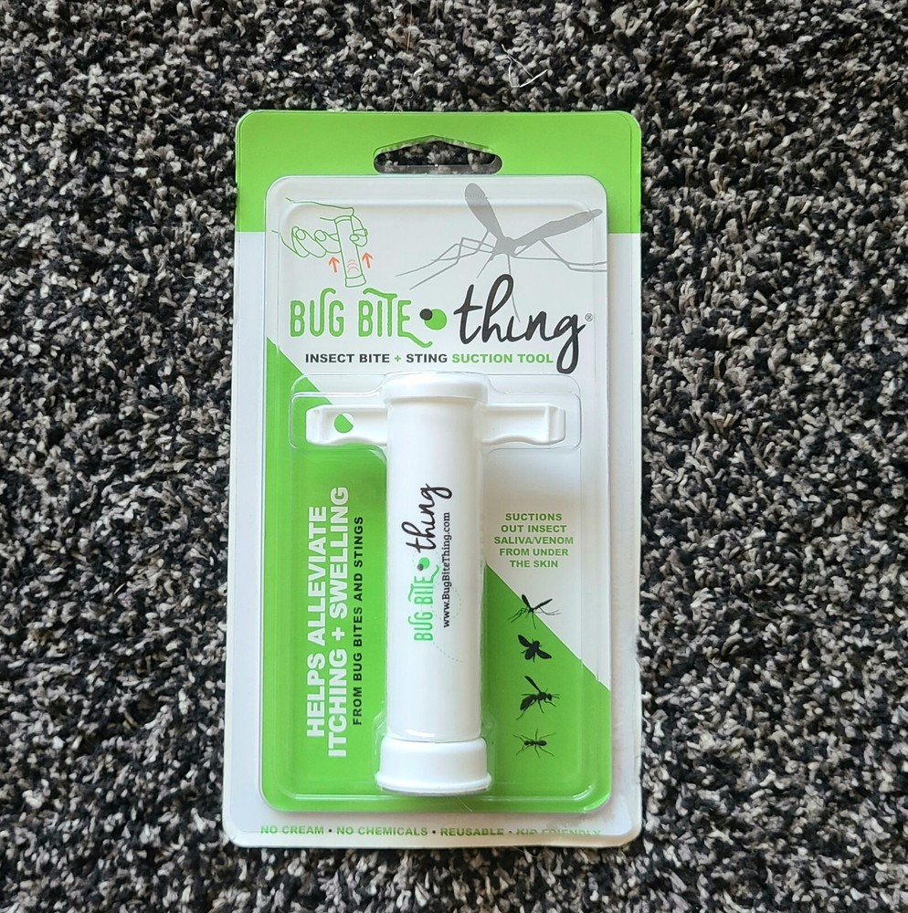 Bug Bite Thing Chemical Free Sting Suction Tool – White- NEW! **SHIPS NEXT DAY**