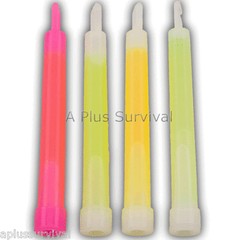 2 Pack 12 Hour Light Glow Sticks Emergency Survival Camping Hiking Kits