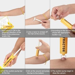 2026 New High Quality Portable Outdoor Camping Survival Tool Venom Extractor Kit