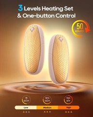 Hand Warmers Rechargeable 2 Pack, 14000mAh Electric N8, Black