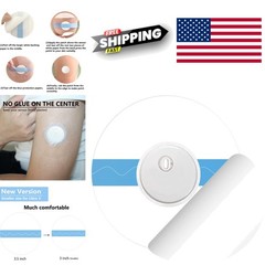 Waterproof Sensor Covers for Libre 3 Plus 50 Pack Transparent Adhesive Patches