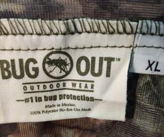 Bug Out Outdoor Wear ~~~ Bug Pack ~~~ Head Net, Jacket, Pants~ XL