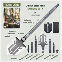 Survival Kit, 250 Pcs, Emergency Gear and Supplies, First Aid, Desert Camo
