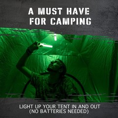 Emergency Glow Sticks – 12 Hour Duration, Individually Wrapped Survival Lights f