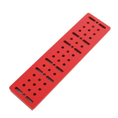 Dovetail plate for astronomical equipment, large size plate with screws, 300mm w