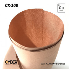 Faraday Cyber CX 100 Fabric EMF RF Shielding 100% Copper Plated 53″x1′