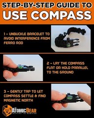 Paracord Bracelet 2 Pack – Fire Starter, Whistle, Adjustable for Hiking & Campin