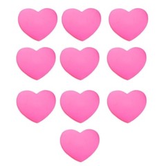 10Pcs Silicone Tennis String Dampener Heart Shape Tennis Racket Damper