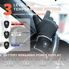 Savior Heated Glove Liners For Men Womenapp Smart Electric Heated Gloves