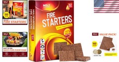 Campfire Grill Starters – 160 pcs Weather-Resistant Sticks