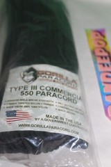 Paracord Gorilla Type III Commercial 550 Cord Red Yellow Black Plus Extras